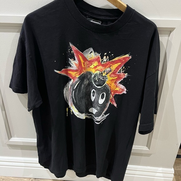 Black Graphic Kids T-Shirt - Picture 1 of 3